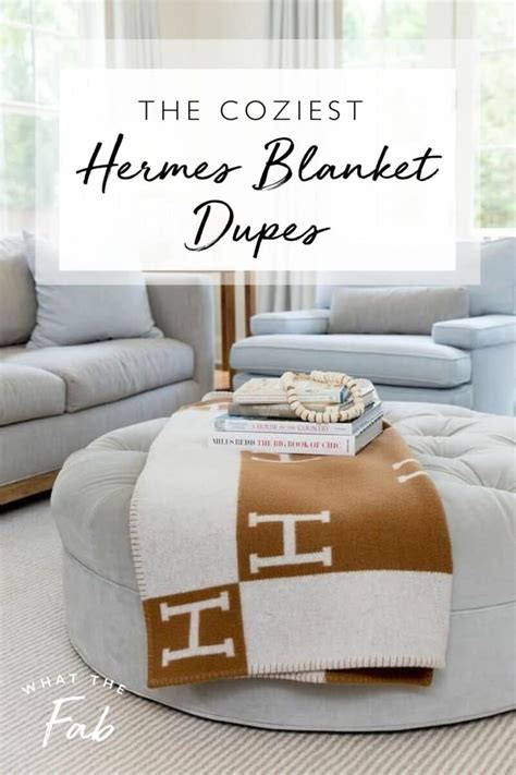 hermes dupe throw blanket|baublebar blanket dupe.